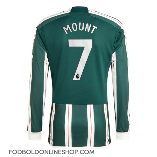 Manchester United Mason Mount #7 Udebanetrøje 2023-24 Langærmet